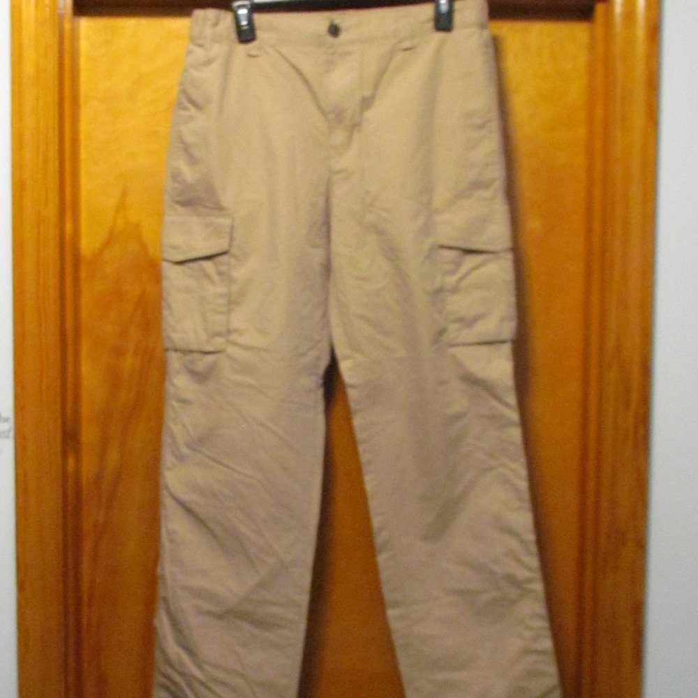Chaps Tan Cargo Pants 33W 34L